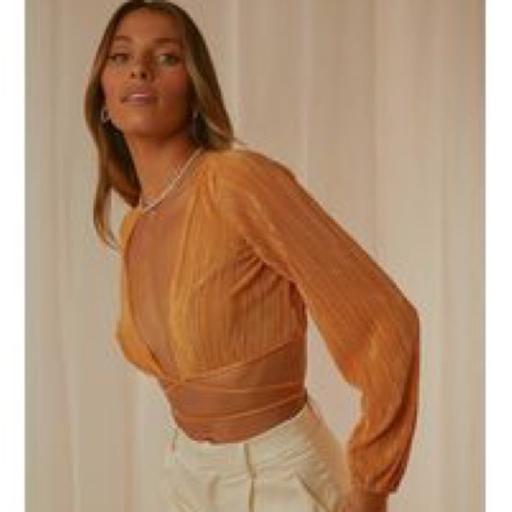 Peppermayo wrap top